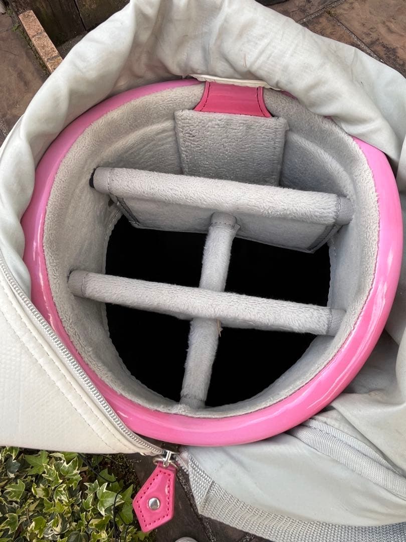 Munsingwear ゴルフ　キャディバッグ　レディース　ピンク　マンシング