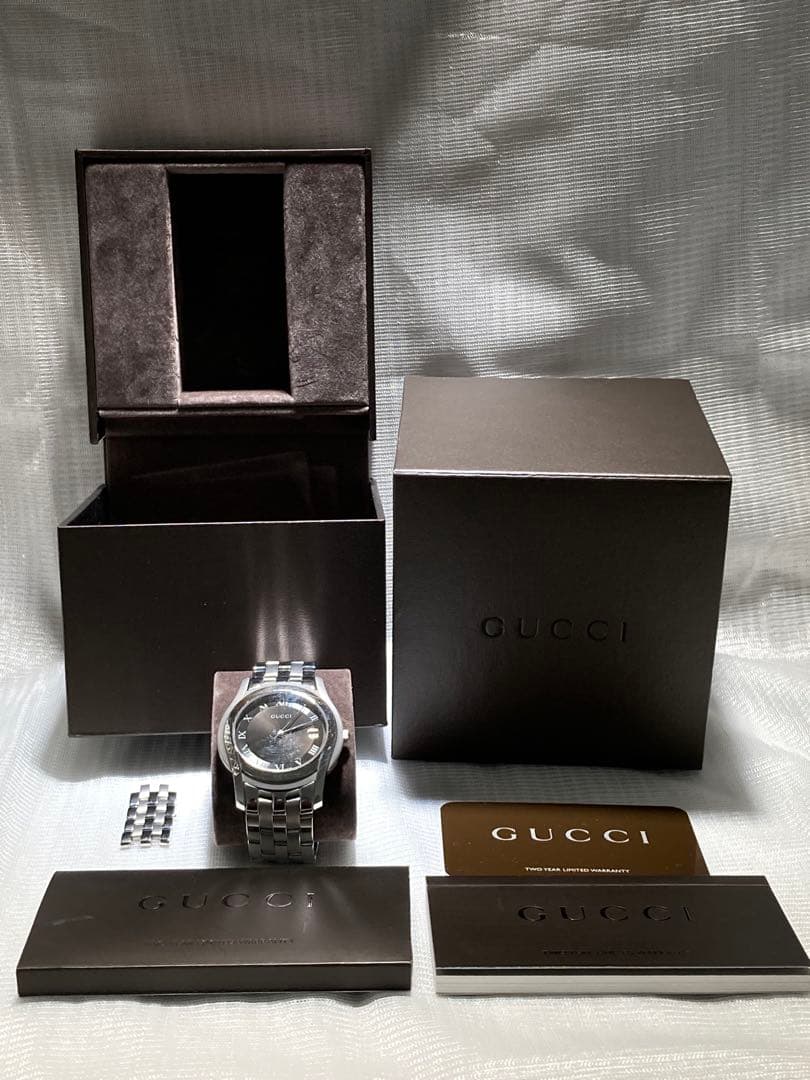 グッチ GUCCI 5500M メンズ 腕時計 稼動品