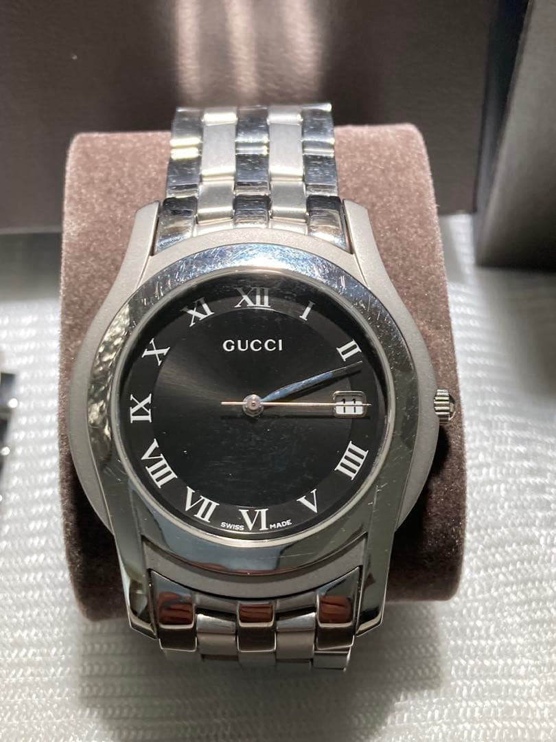 グッチ GUCCI 5500M メンズ 腕時計 稼動品