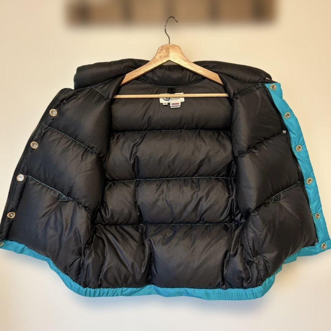 クレセントダウンワークス ターコイズ ダウンベスト USA製