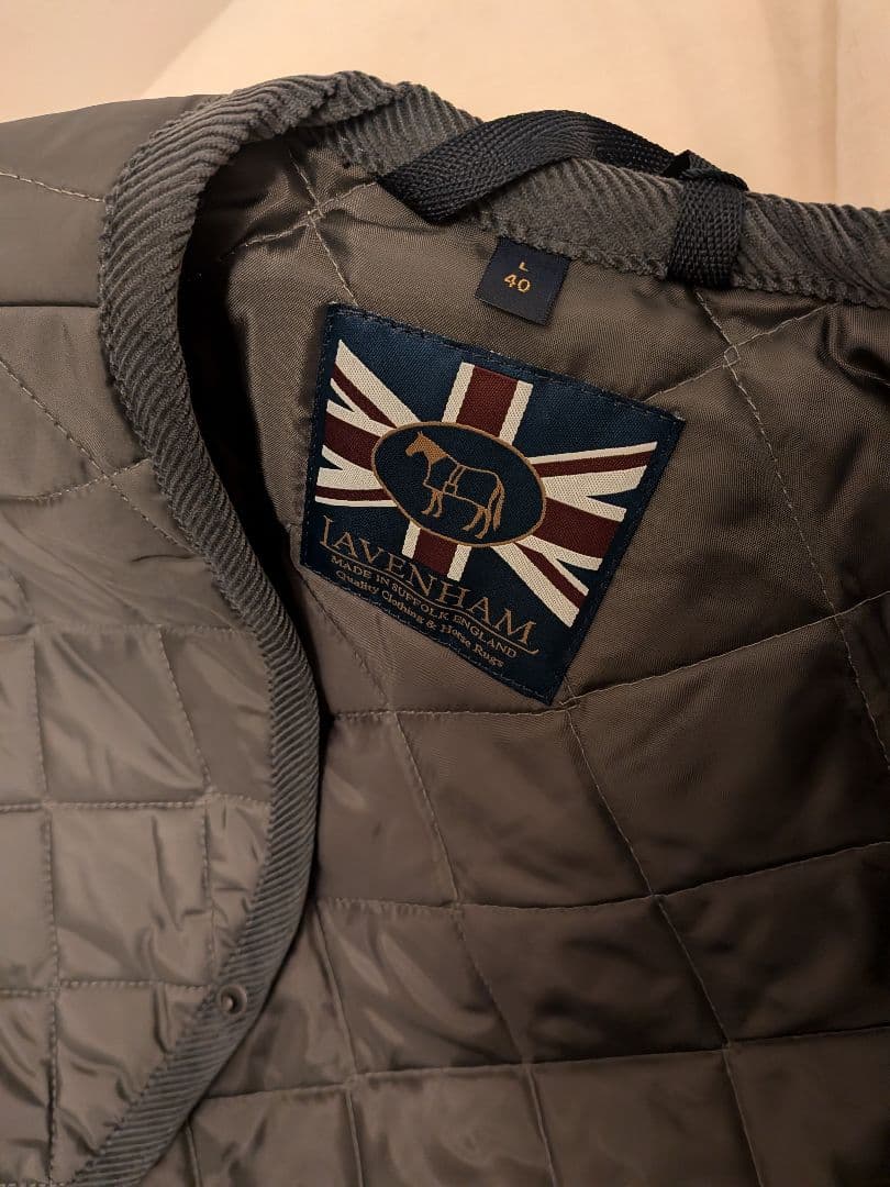 LAVENHAM DUBLIN MENS RC グレー　40（L）サイズ