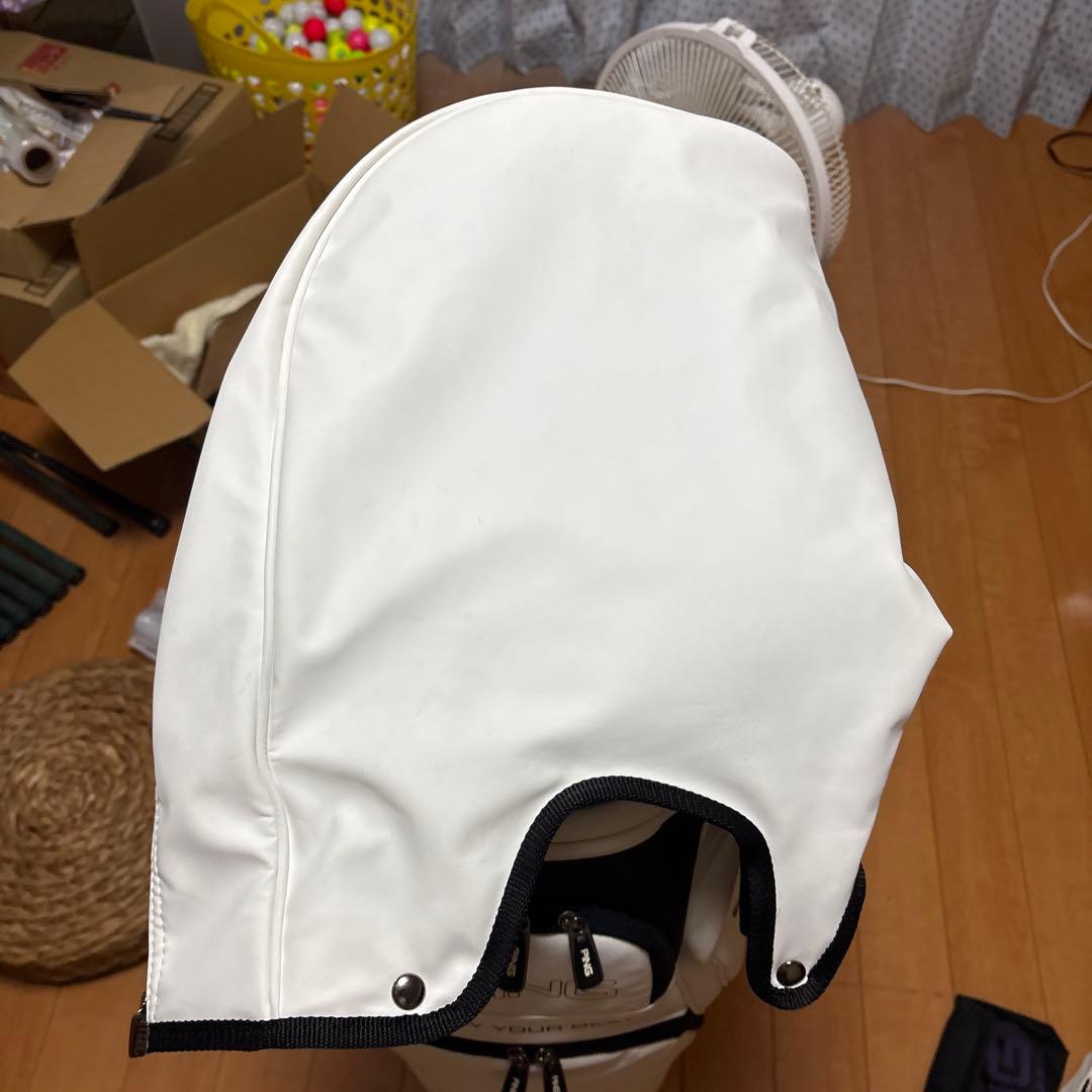 PING キャディバッグ ホワイト/グリーン