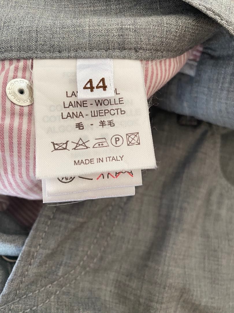 BRUNELLO CUCINELLI ライトグレー スラックス　サイズ44