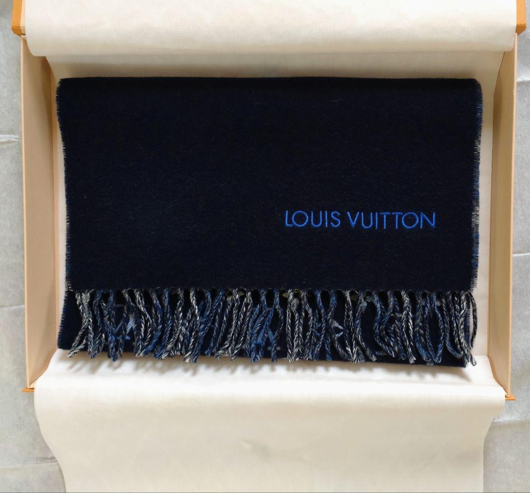 LOUIS VUITTON マフラー・モノグラムグラディエントタータン