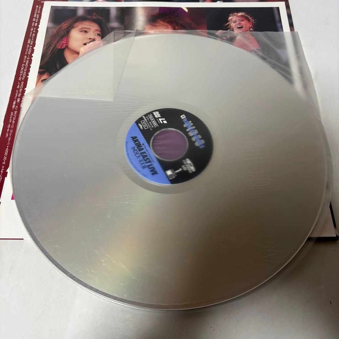 中森明菜 AKINA EAST LIVE INDEX-XXIII LD 再生確認