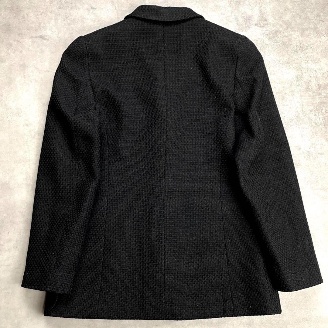 美品　HERNO　テーラードジャケット　ブラック　カシミア混　40　イタリア製