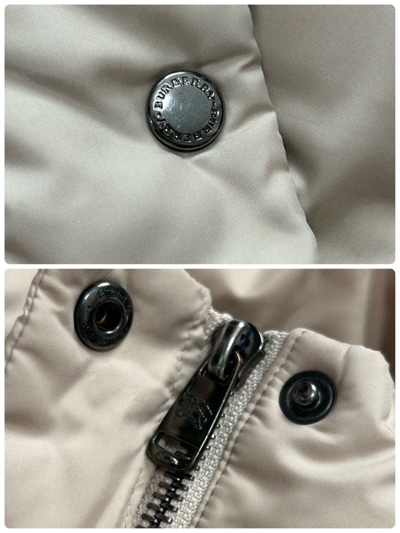 未使用級 バーバリーロンドン ダウンベスト ノバチェック サイズ40