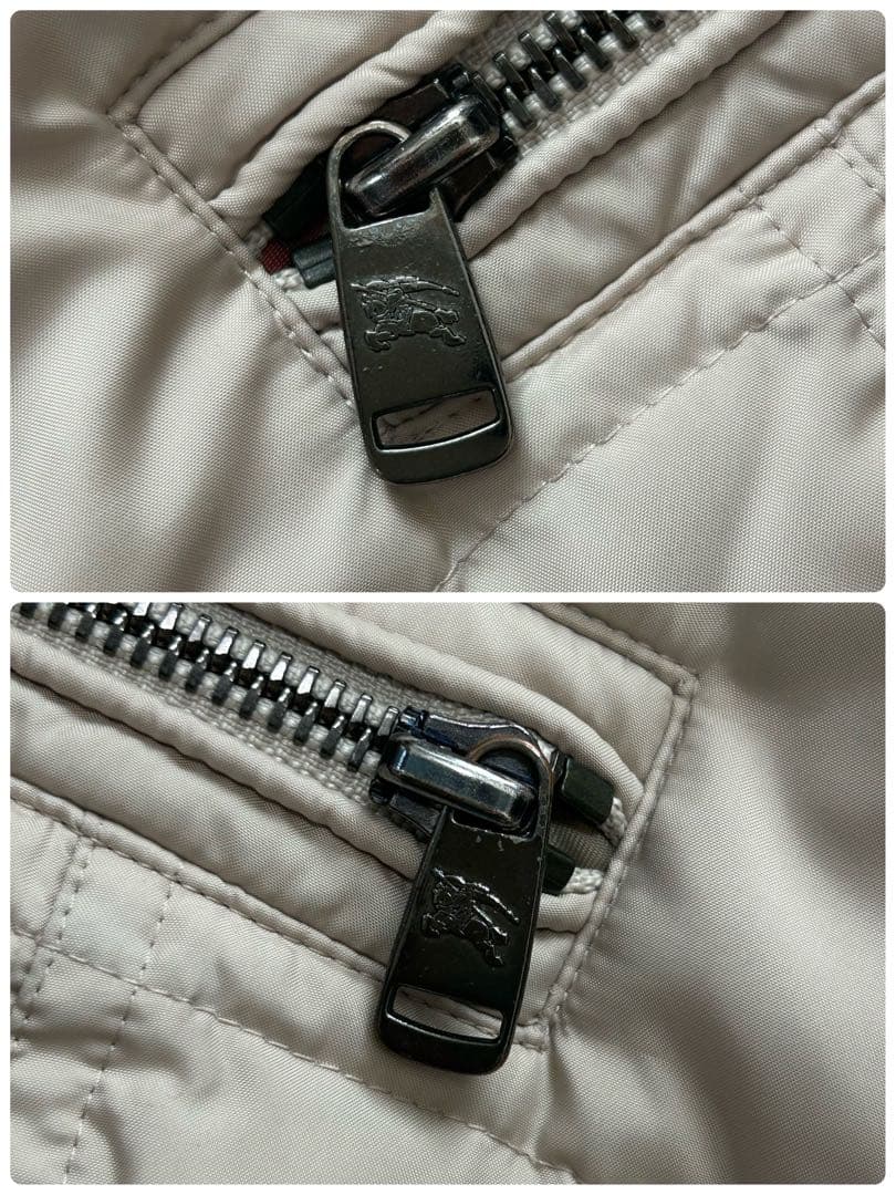 未使用級 バーバリーロンドン ダウンベスト ノバチェック サイズ40