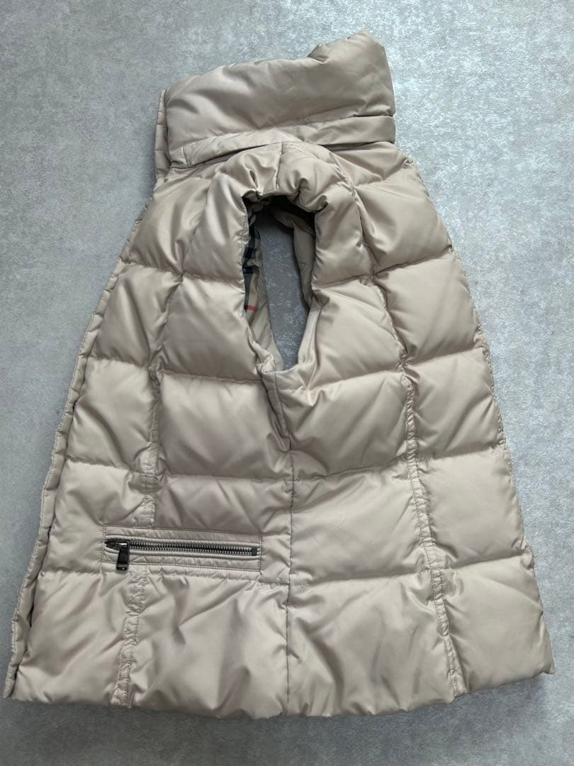 未使用級 バーバリーロンドン ダウンベスト ノバチェック サイズ40