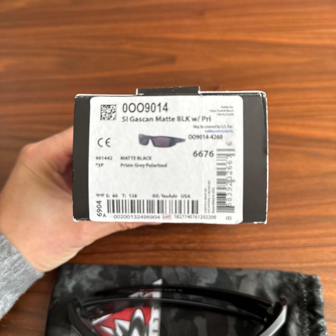 実物 OAKLEY SI GASCAN ブラック