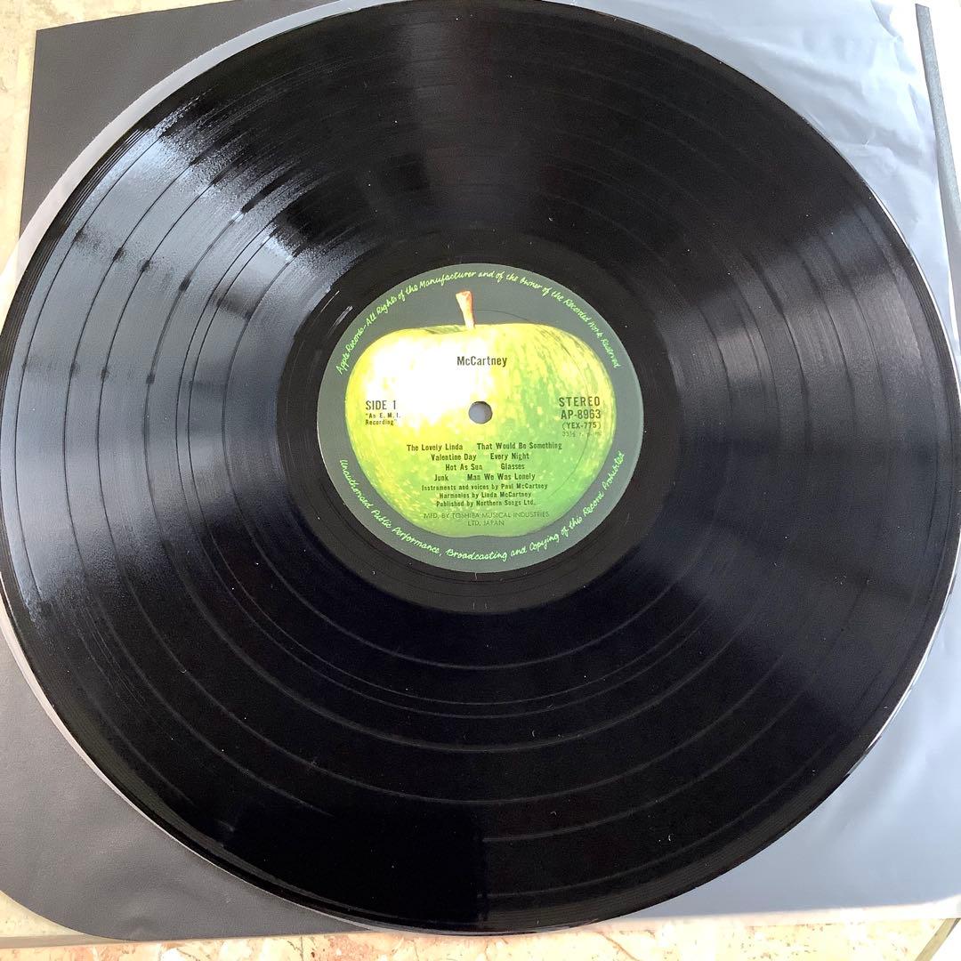 激レア!レコード新品同様!1970年 オリジナル 帯付 補充票付 マッカートニー