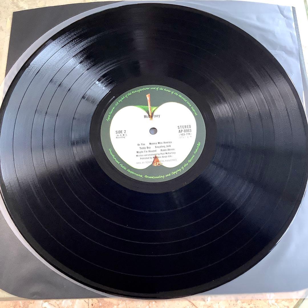 激レア!レコード新品同様!1970年 オリジナル 帯付 補充票付 マッカートニー