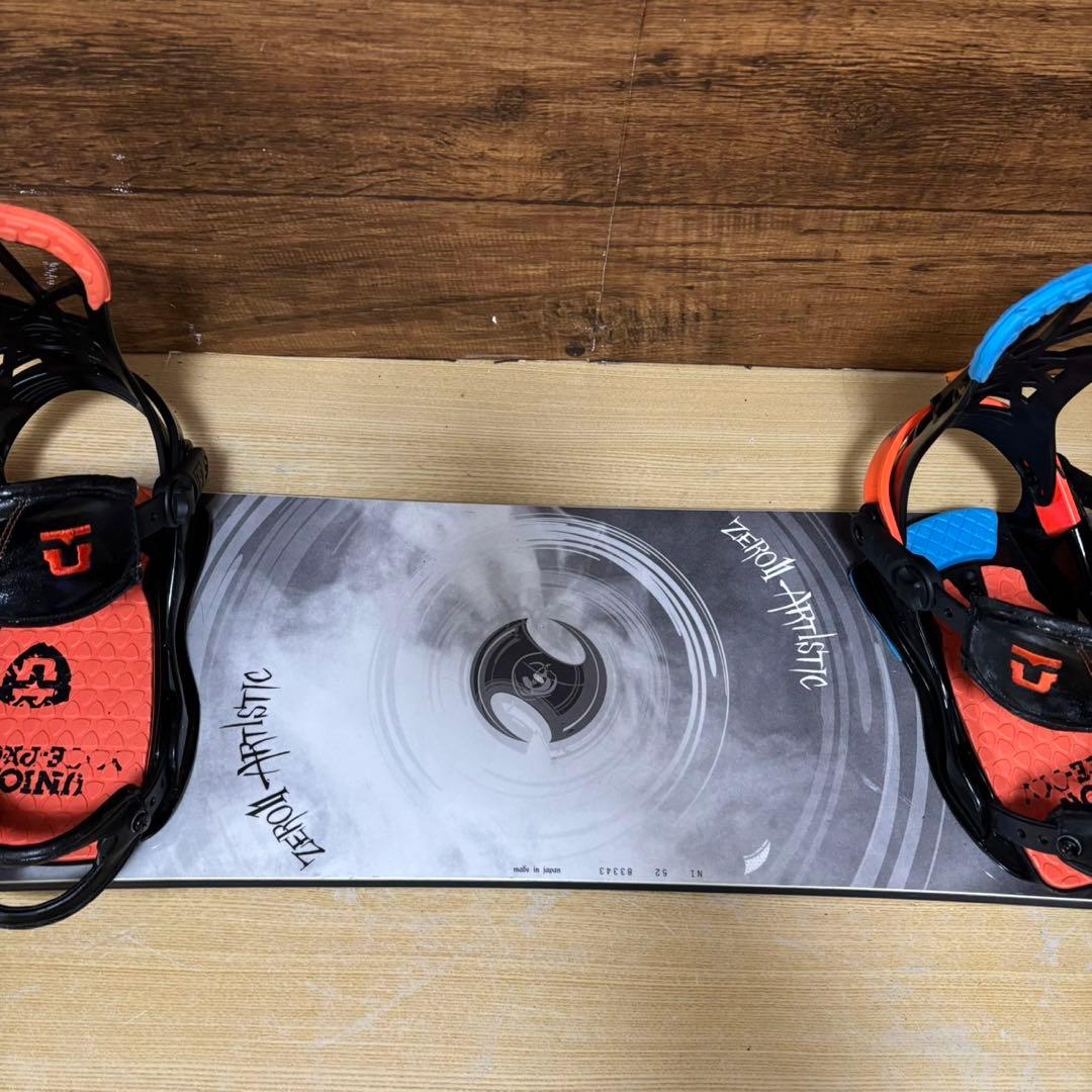 011ARTISTIC ゼロワンワン　UNION スノーボード　メンズ3点セット