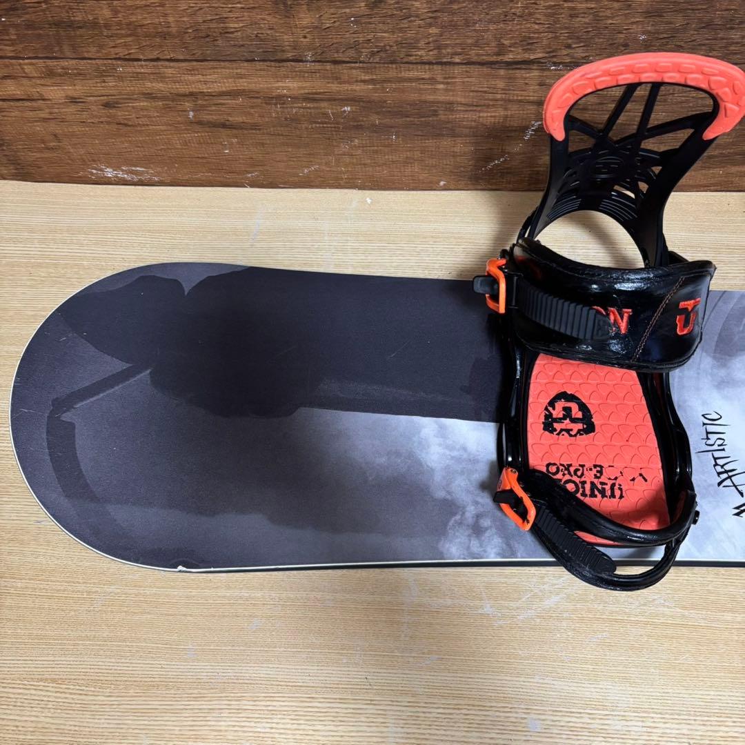 011ARTISTIC ゼロワンワン　UNION スノーボード　メンズ3点セット