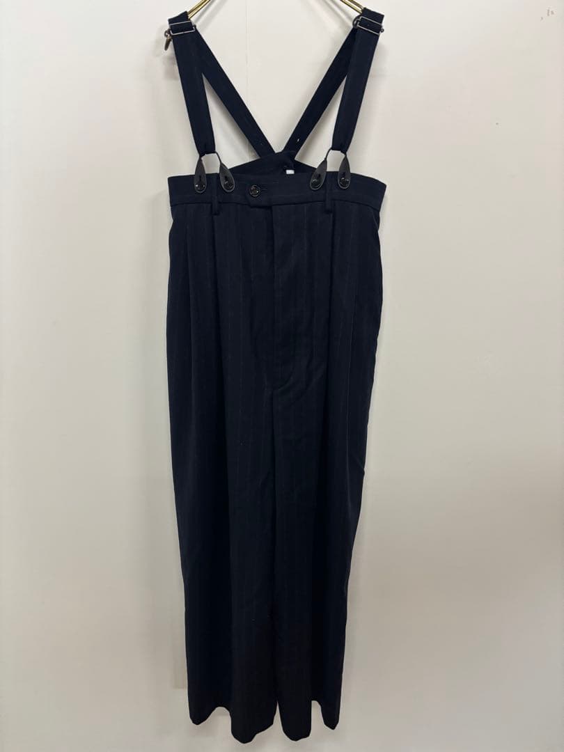 SACRA サクラ STRIPE SALOPETTEストライプサロペット