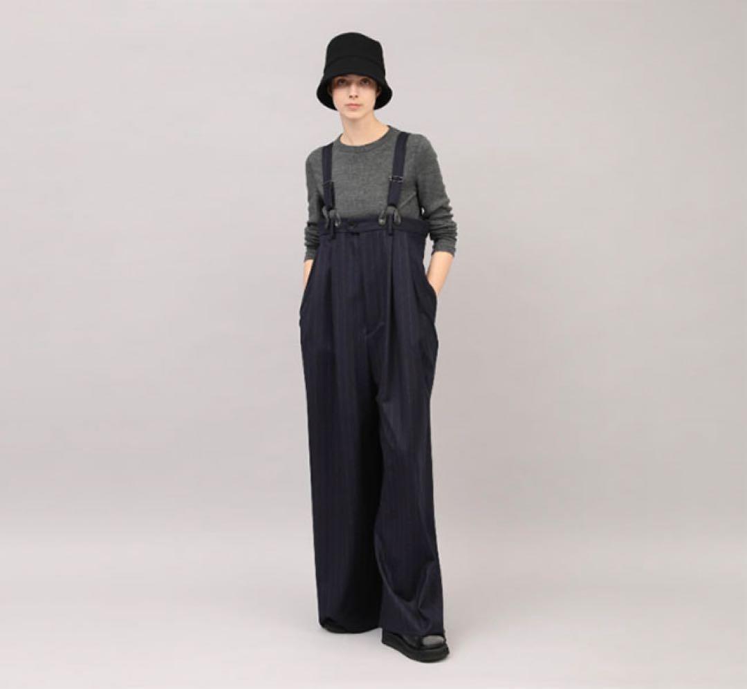 SACRA サクラ STRIPE SALOPETTEストライプサロペット