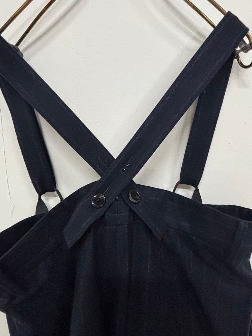 SACRA サクラ STRIPE SALOPETTEストライプサロペット