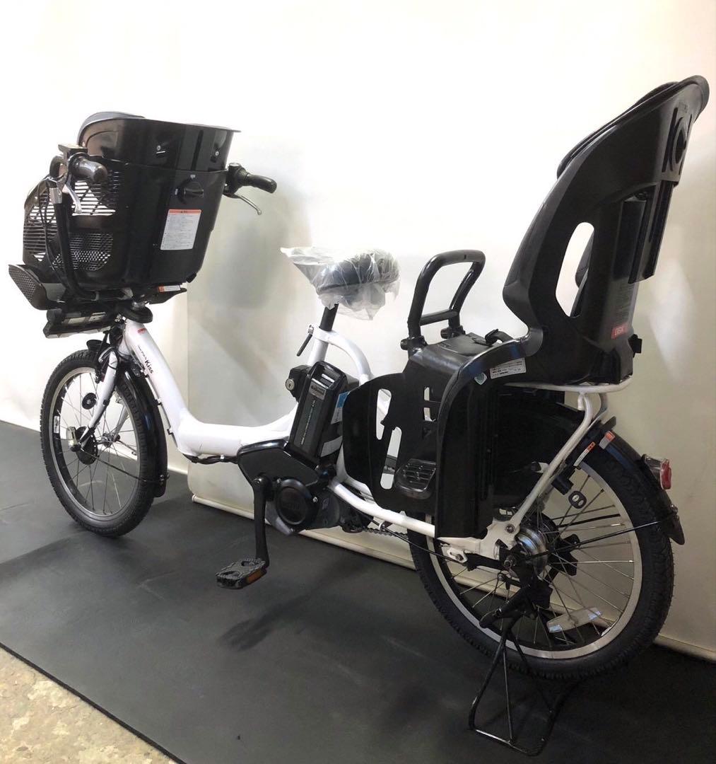 1年保証 送料無料　ヤマハ　パスキッス　20インチ　白色　電動アシスト自転車