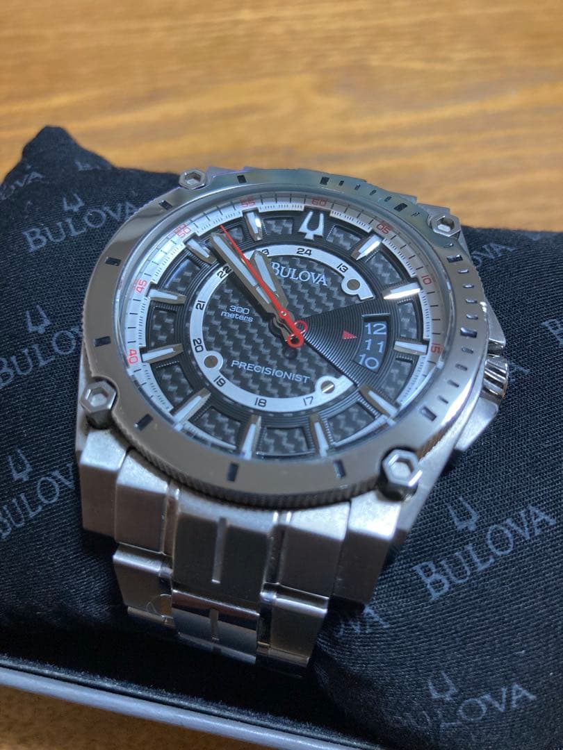 Bulova Precisionist ステンレススチール 時計