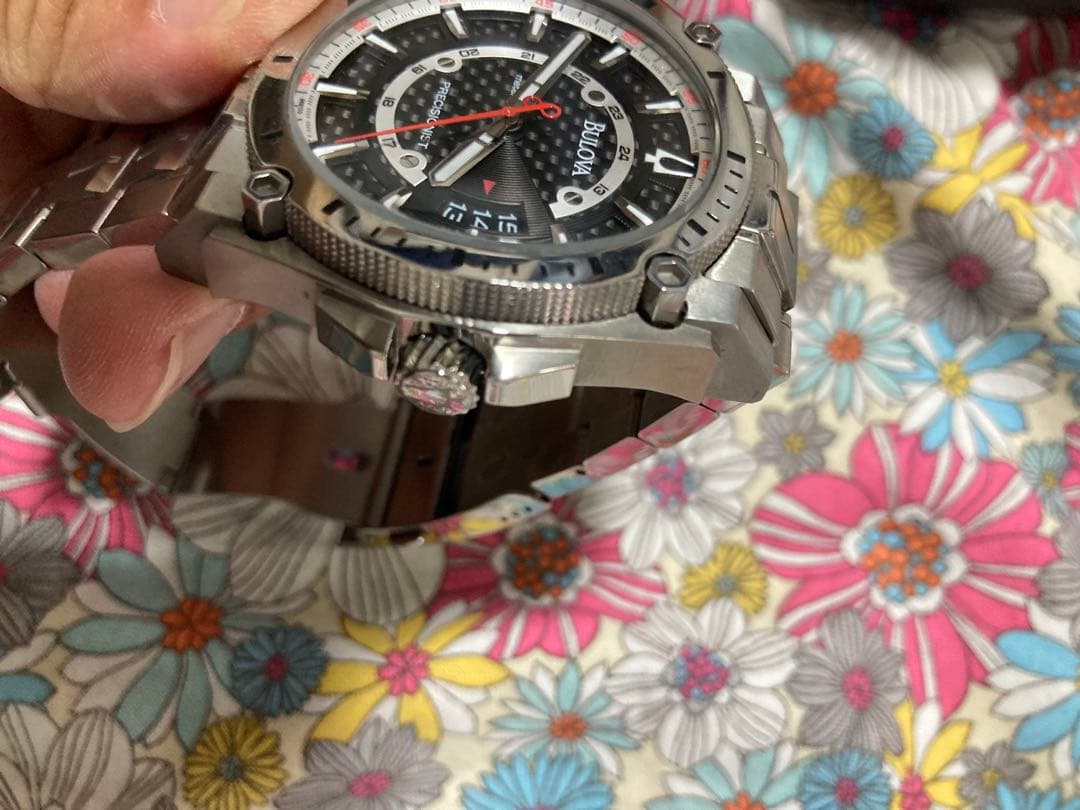 Bulova Precisionist ステンレススチール 時計