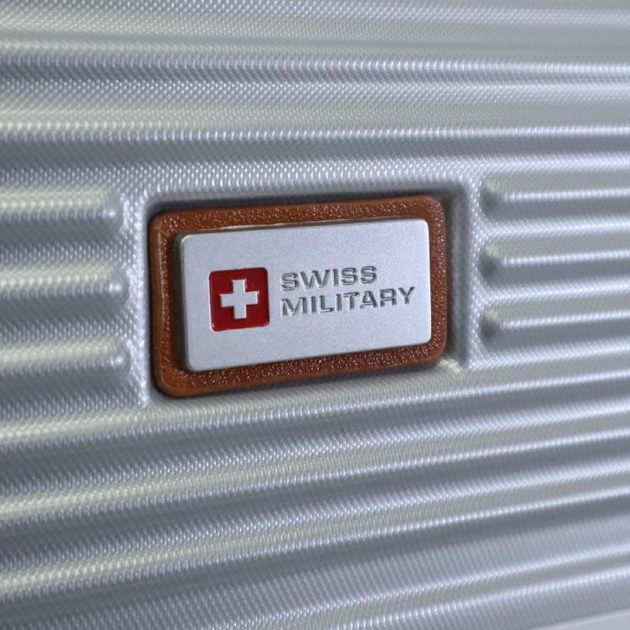 値下展示品 スイスミリタリー プレミアムCタイプ シルバー 64L スーツケース