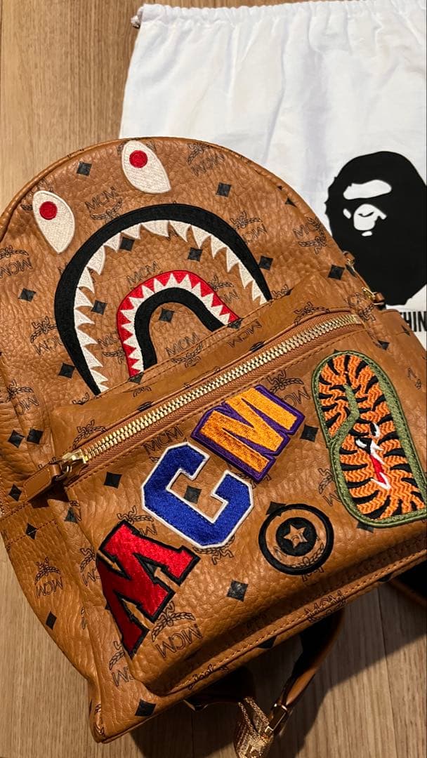 MCM × BAPE® SHARK STARK BACKPACK リュック