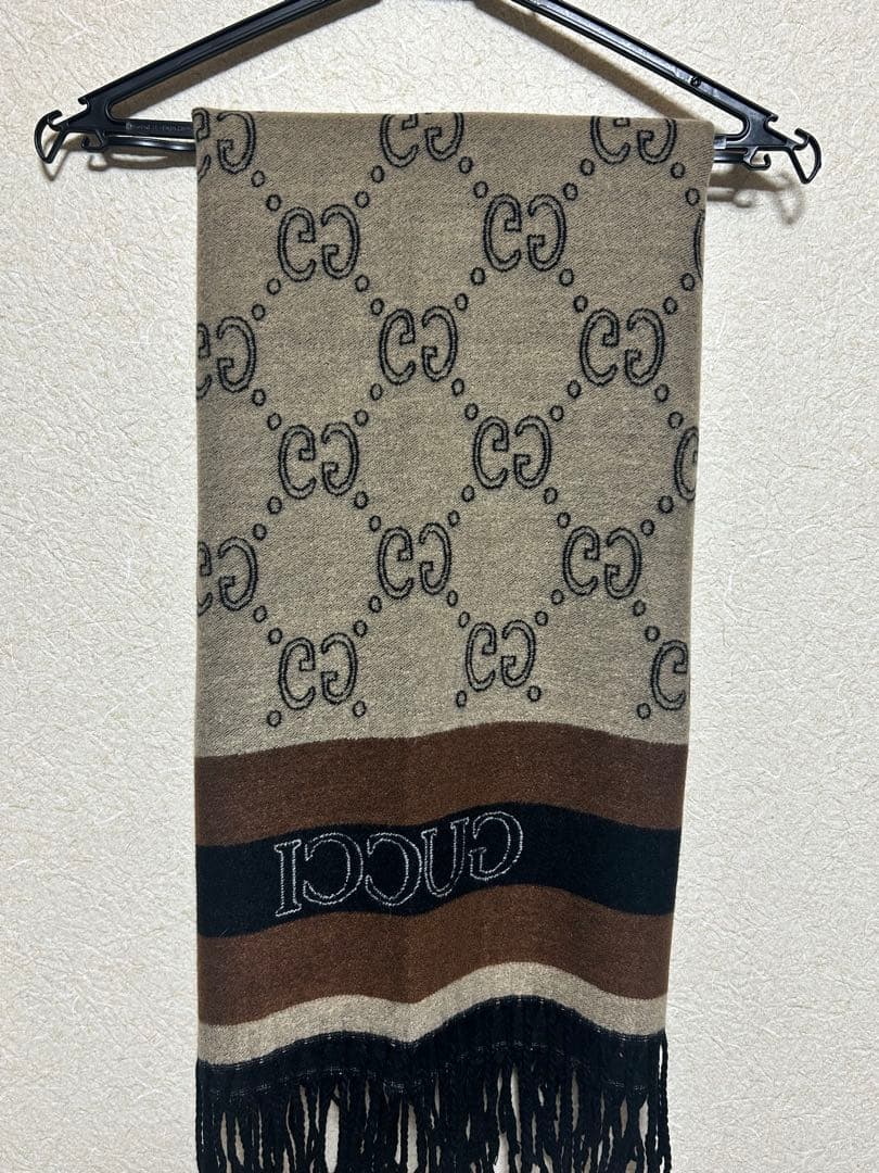 グッチ マフラー ブラック