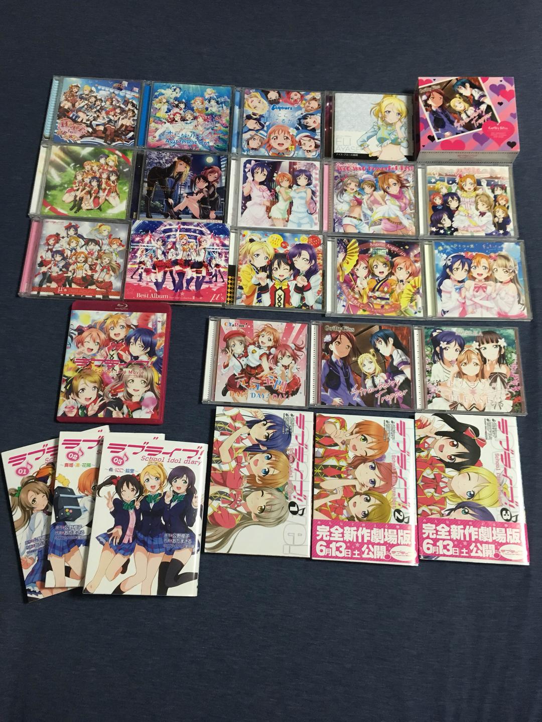 [即購入歓迎] ラブライブ！ CD  CDセット 劇場版BDと漫画付き