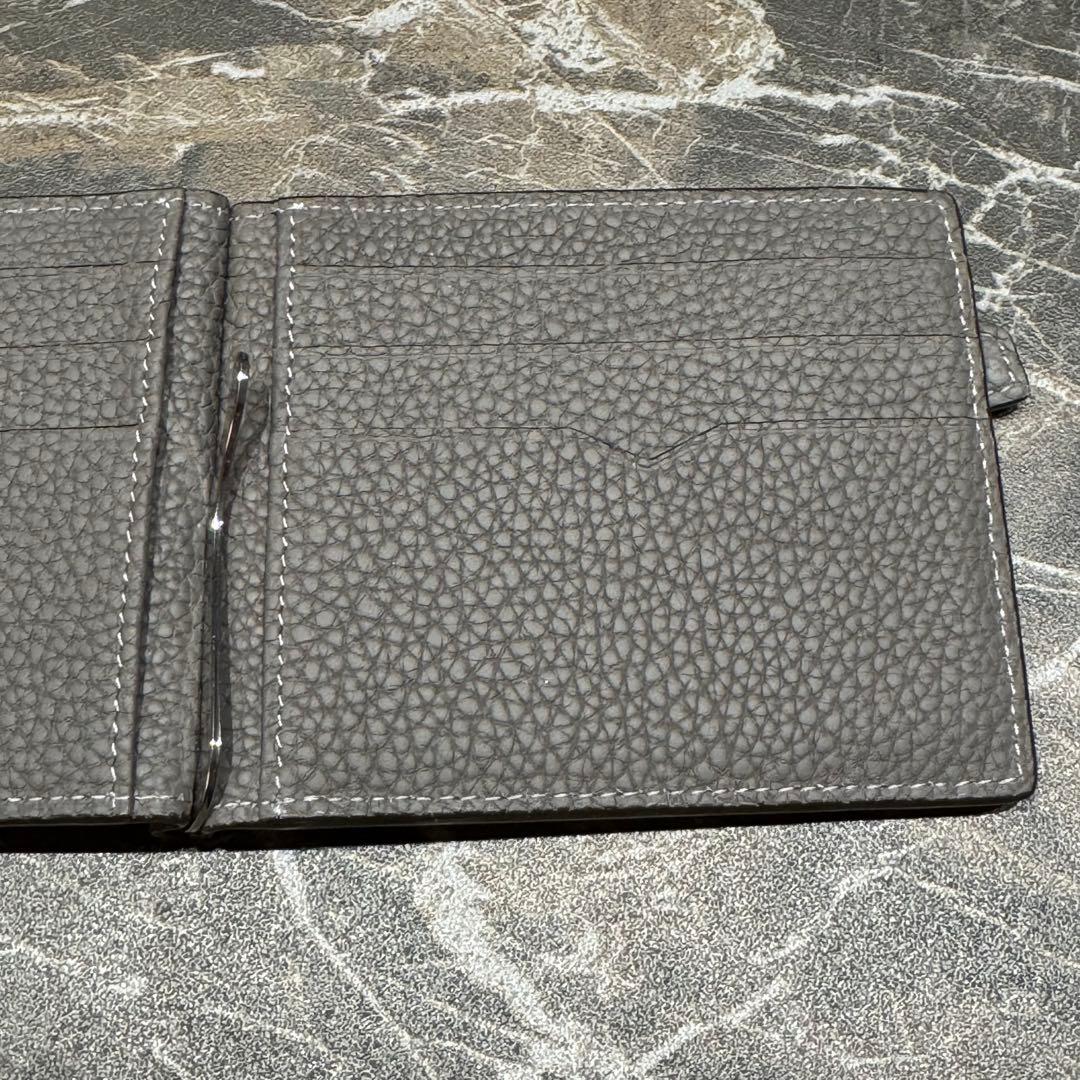 【新品未使用】ボナベンチュラ ビルクリップ ケース付き 二つ折り財布