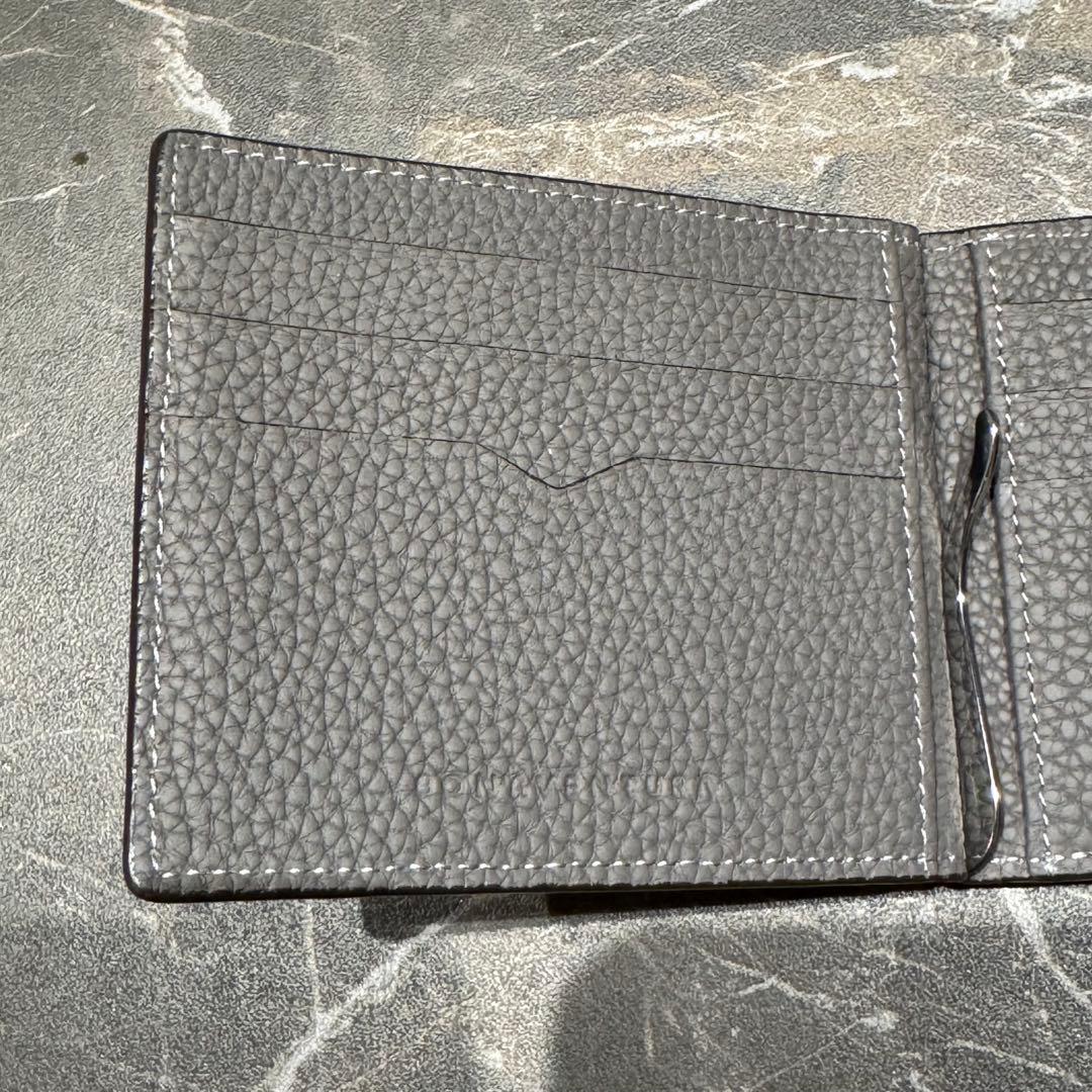 【新品未使用】ボナベンチュラ ビルクリップ ケース付き 二つ折り財布