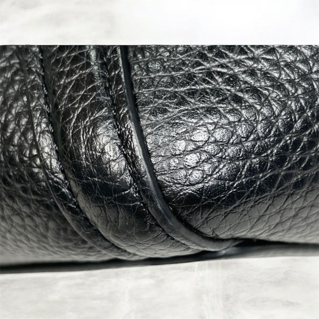 美品❣️コーチ COACH ショルダーバッグ レザー ブラック 肩がけC6231