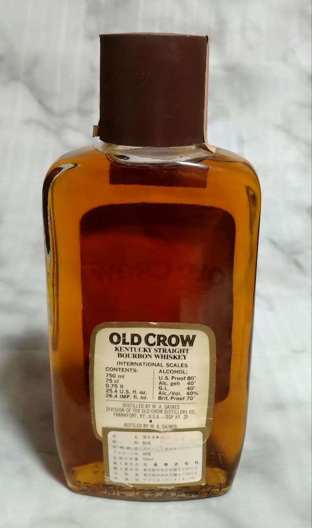 オールドクロウトラベラー　バーボンウイスキー750ml【古酒・未開栓】