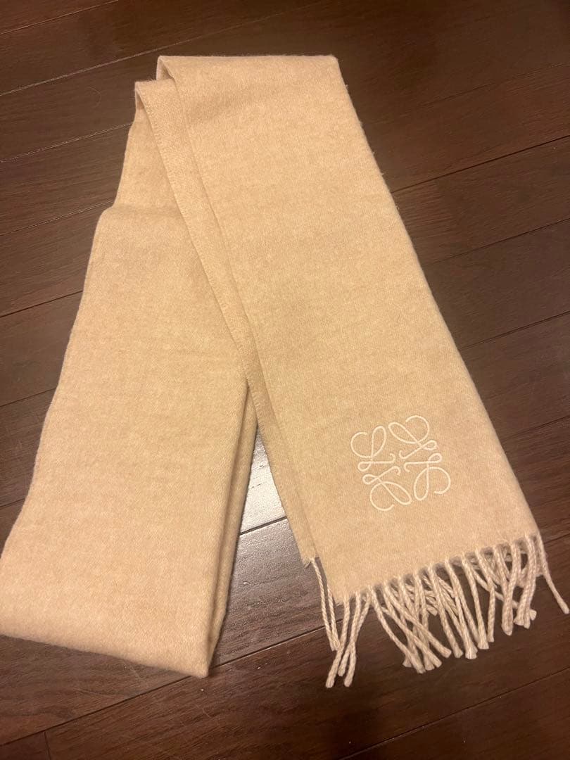 LOEWE ロエベ バイカラー スカーフ（ウール&カシミヤ）