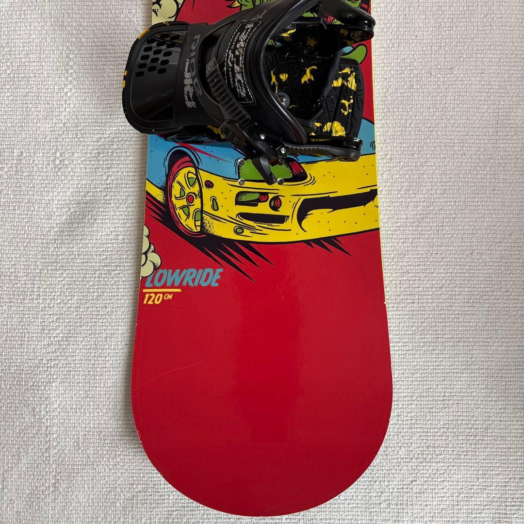 RIDE スノーボード120cm ビンディング ブーツ ケース セット