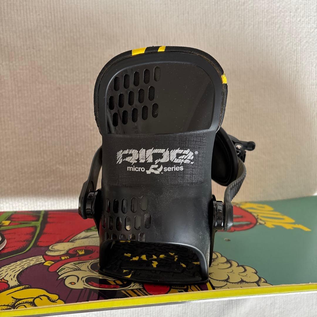 RIDE スノーボード120cm ビンディング ブーツ ケース セット