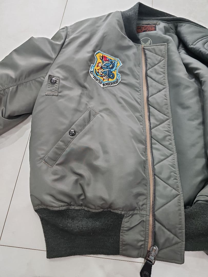 MA-1 フライトジャケット 　 セージグリーン