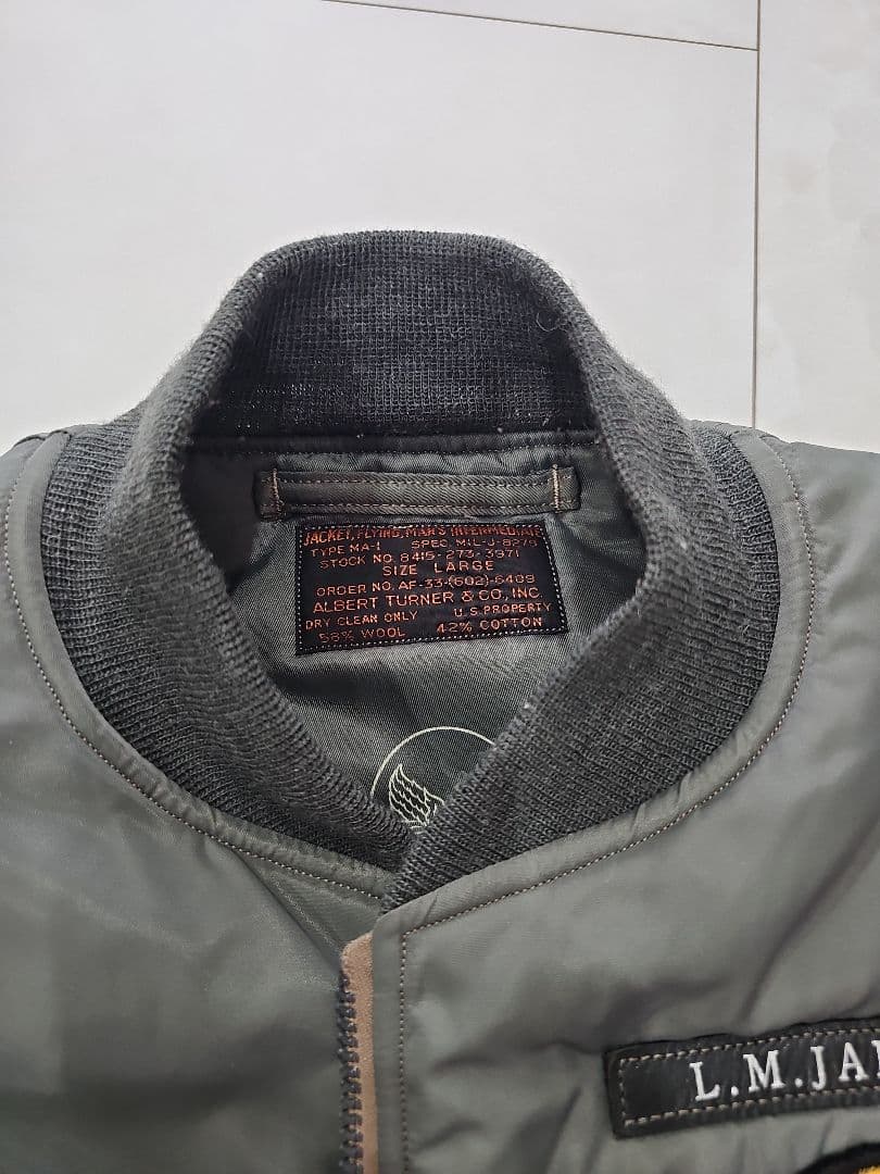 MA-1 フライトジャケット 　 セージグリーン