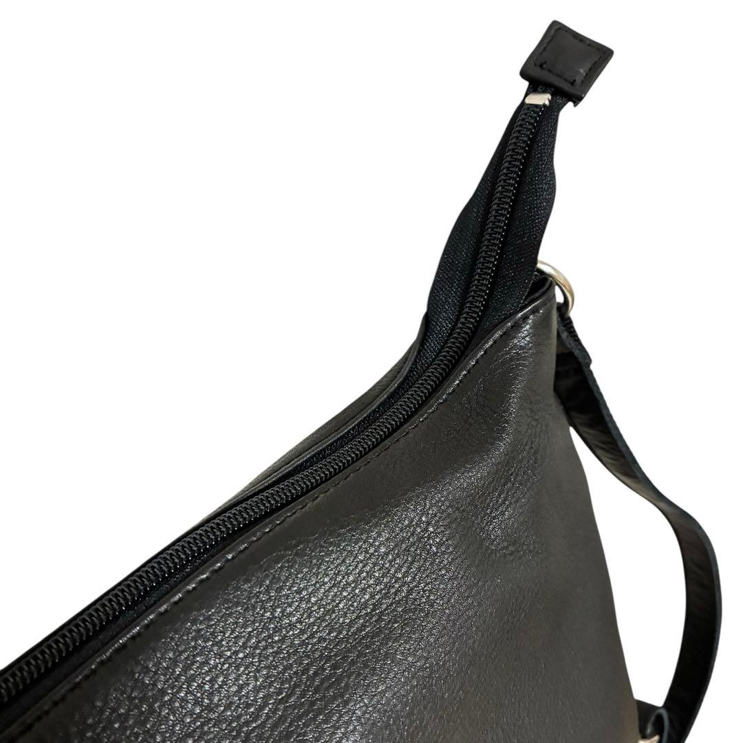 【まみ様】　　　　　　　　　キタムラ 2WAY ショルダーバッグ 黒牛革 美品