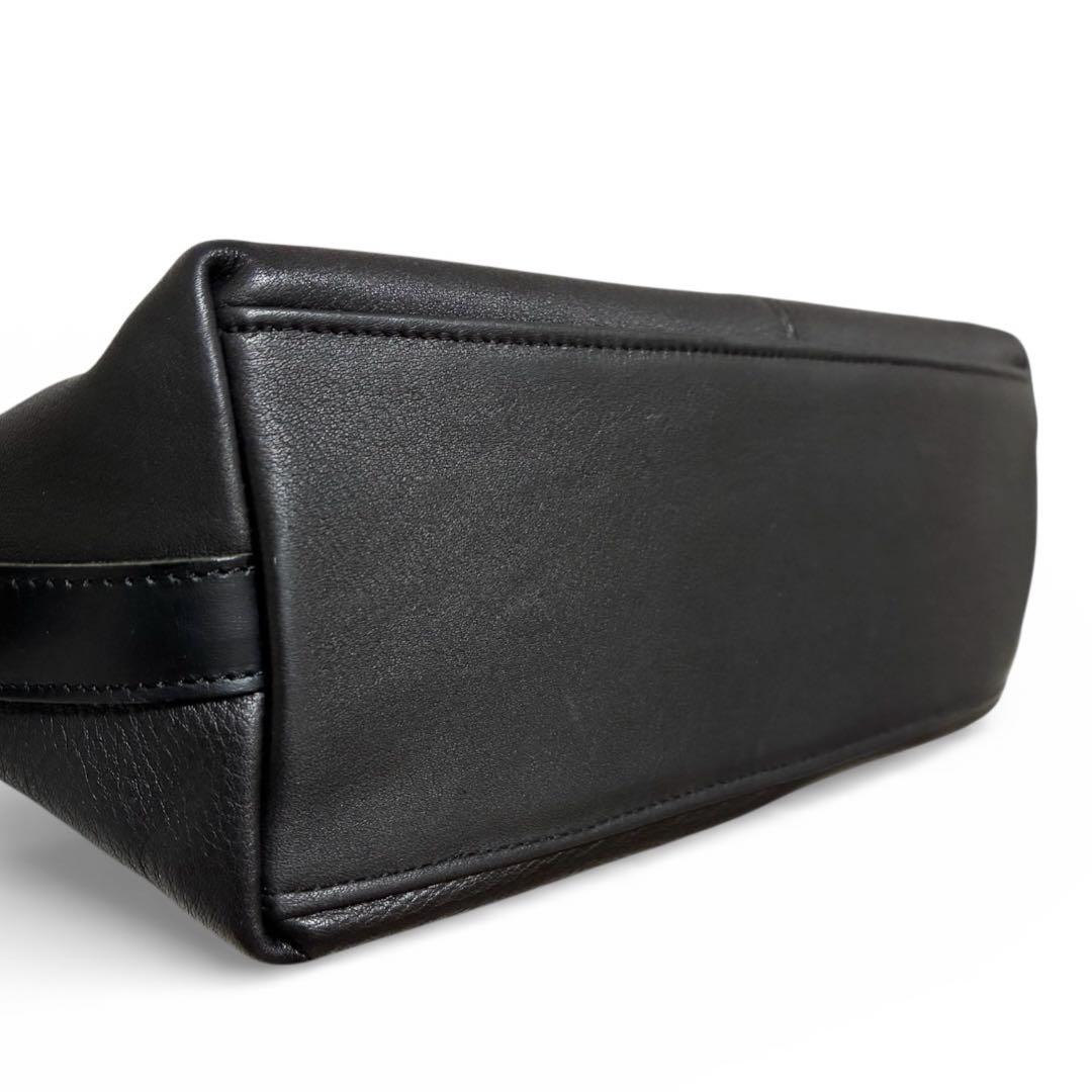 【まみ様】　　　　　　　　　キタムラ 2WAY ショルダーバッグ 黒牛革 美品