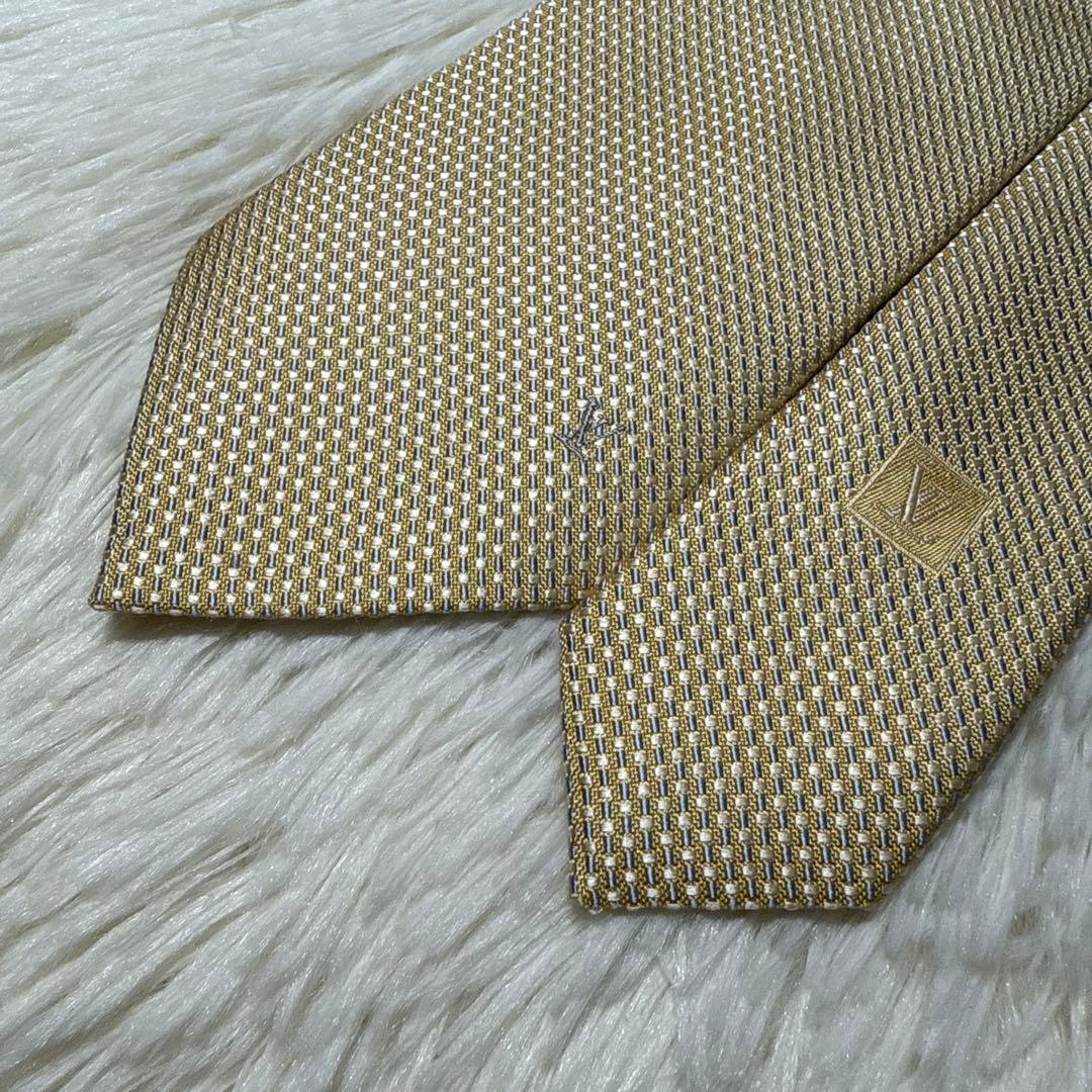 【未使用級】LOUIS VUITTON ブランドネクタイ　シルク　光沢