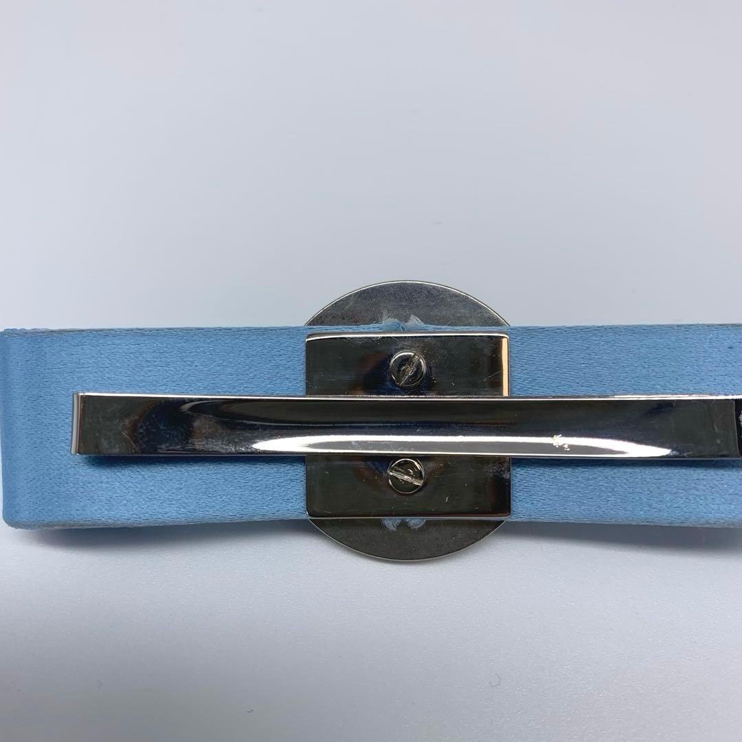 E33美品◆VERSACE【メデューサ◆ヘアピン/ヘアクリップ】サテン シルバー