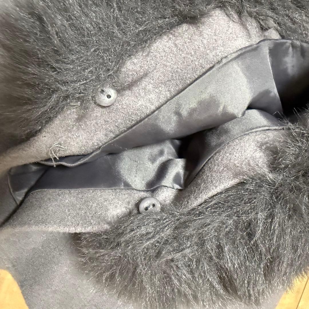 MISCH MASCH ポンチョコート チャコール