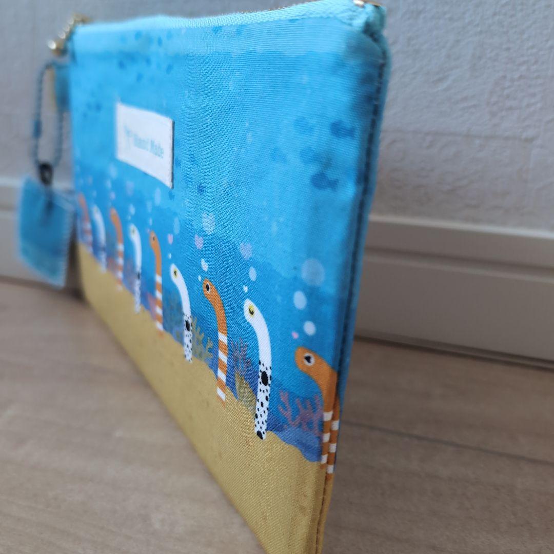 MARI❤チンアナゴ❤フラットポーチ❤ハンドメイド