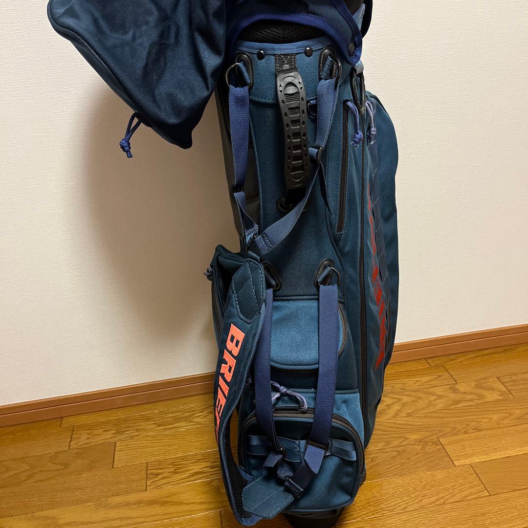 BRIEFING ネイビー ゴルフバッグ(BEAMSGOLFとコラボ)