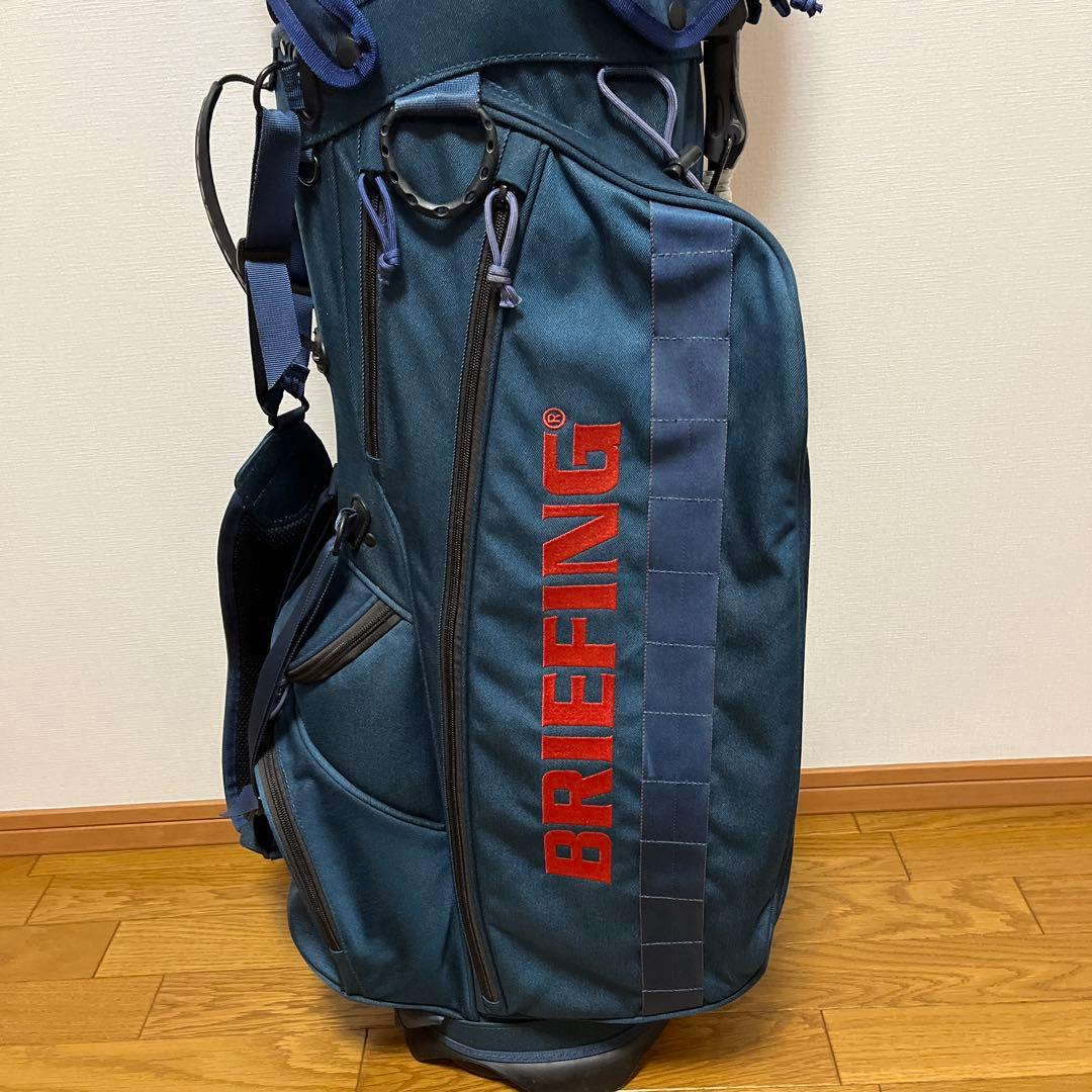 BRIEFING ネイビー ゴルフバッグ(BEAMSGOLFとコラボ)