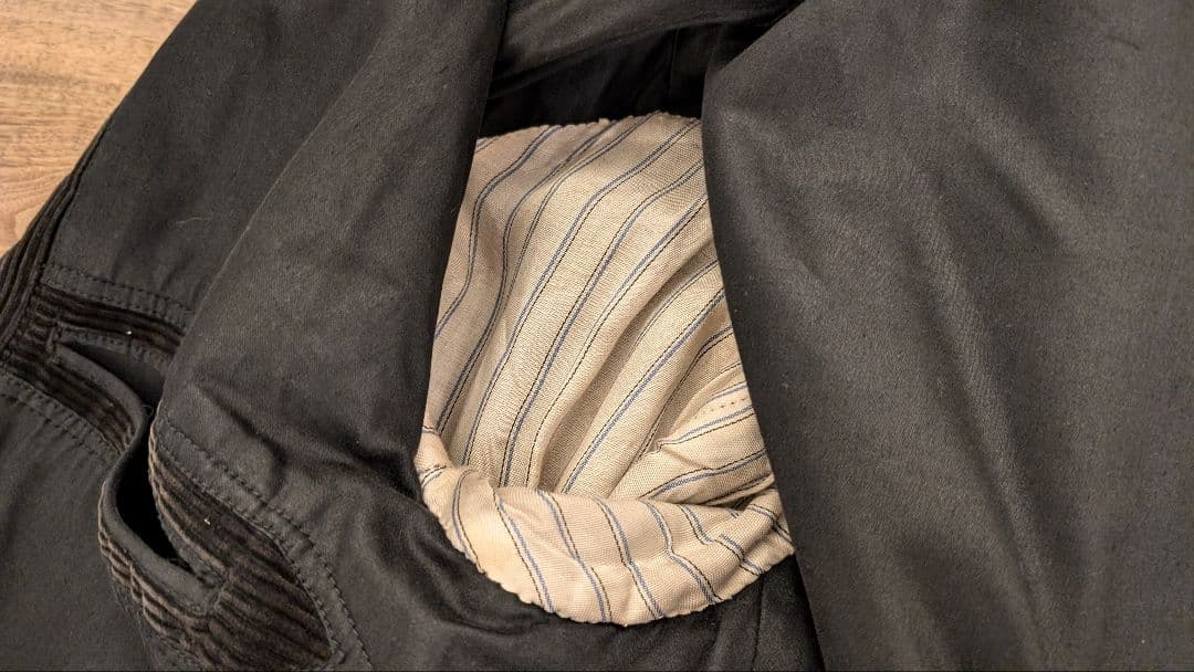 【美品】1940s ブラウンコーデュロイハンティングジャケット\"CREPIER\"