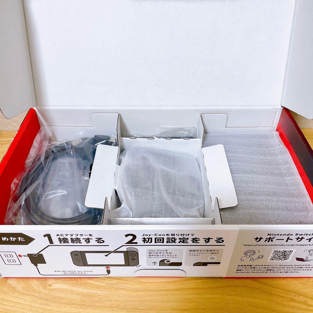 【未使用に近い】Nintendo Switch 本体 バッテリー強化版 グレー