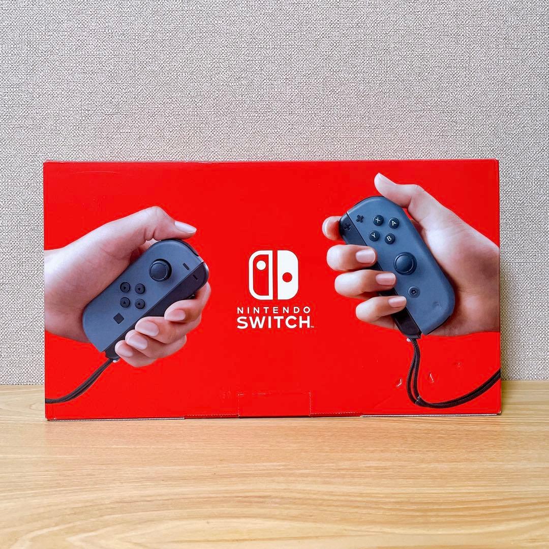 【未使用に近い】Nintendo Switch 本体 バッテリー強化版 グレー