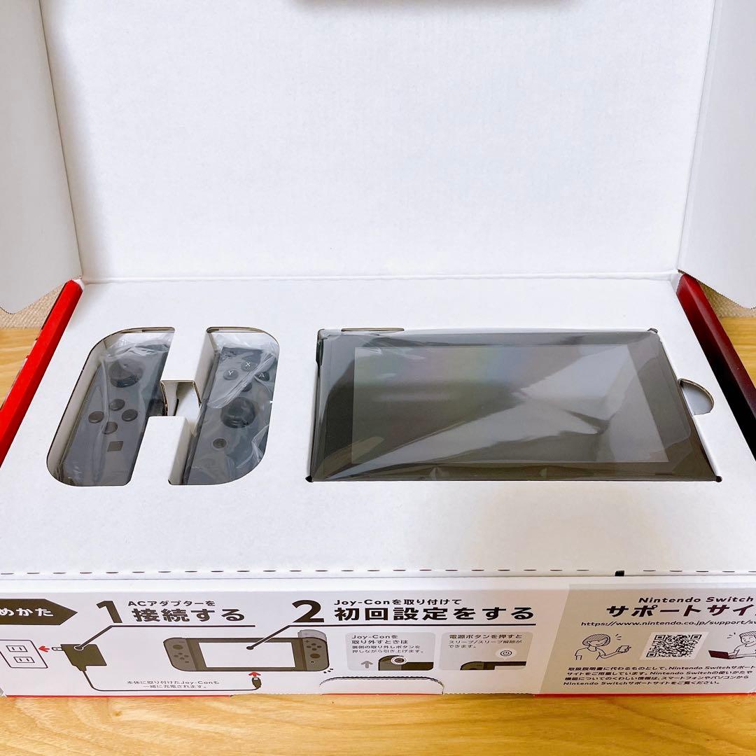 【未使用に近い】Nintendo Switch 本体 バッテリー強化版 グレー