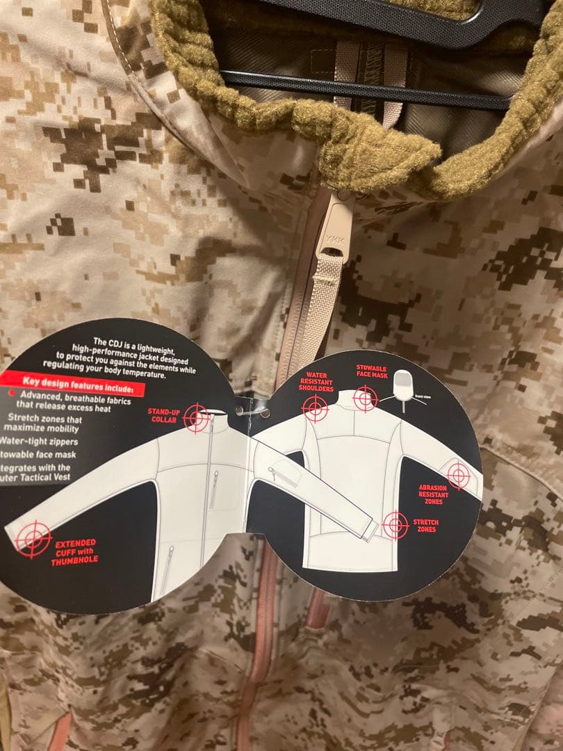 希少実物 未使用米軍U.S.M.C. コンバットジャケット ミリタリーサバゲー